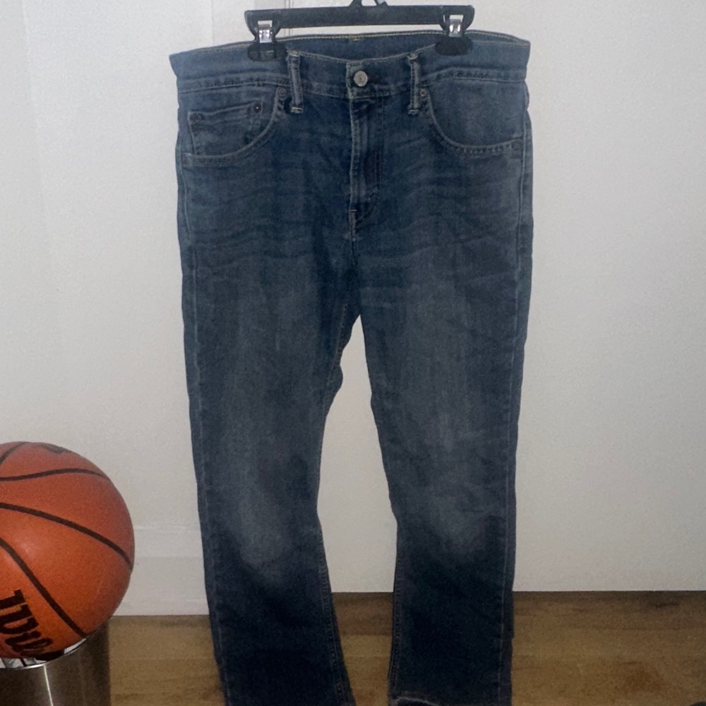 Levi's Dark Blue Straight Jeans